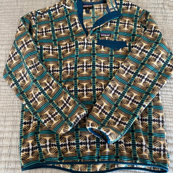 Patagonia Synchilla Snap Fleece Pullover in Snowbeam - Picture 2 of 5